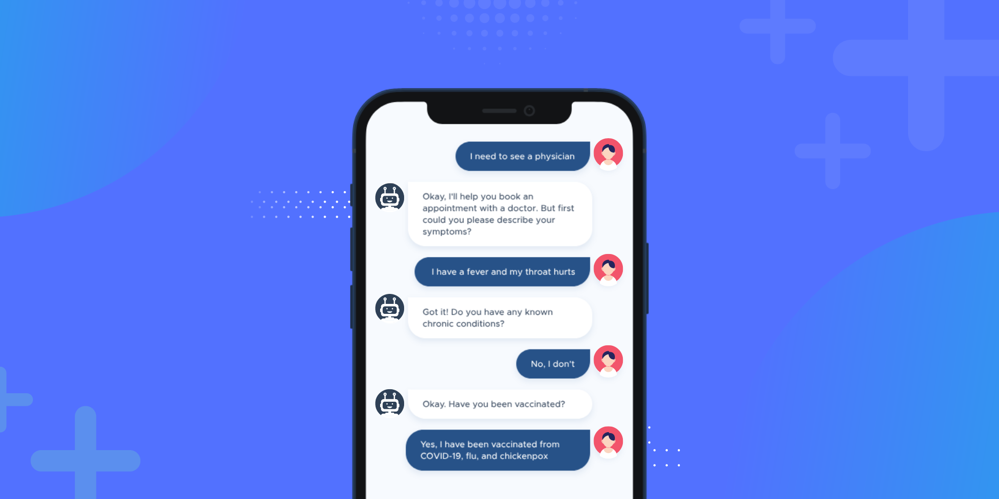 AI Chatbots in Healthcare industry use case